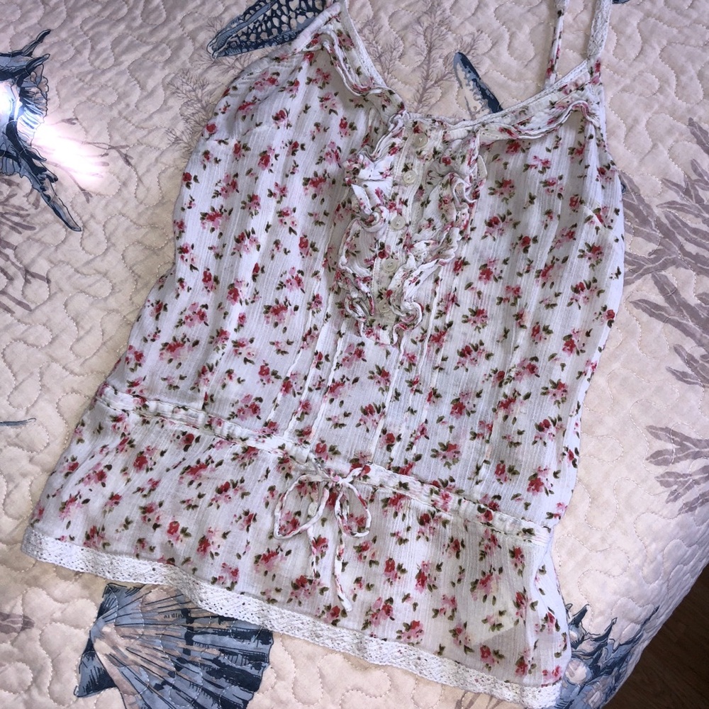 Fox Floral Printed TankTop